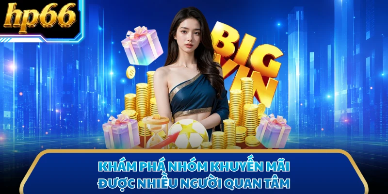 Khám phá nhóm khuyến mãi được nhiều người quan tâm